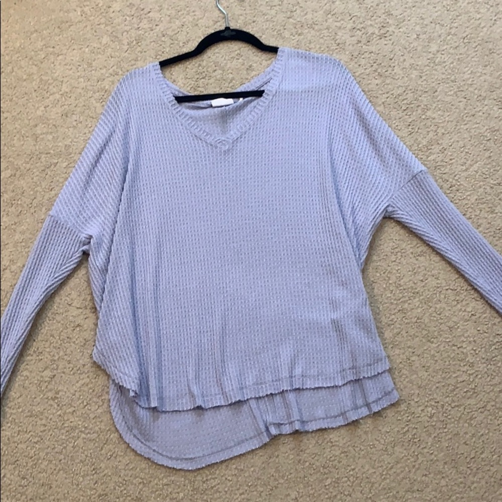 Purple Oversized Sweater